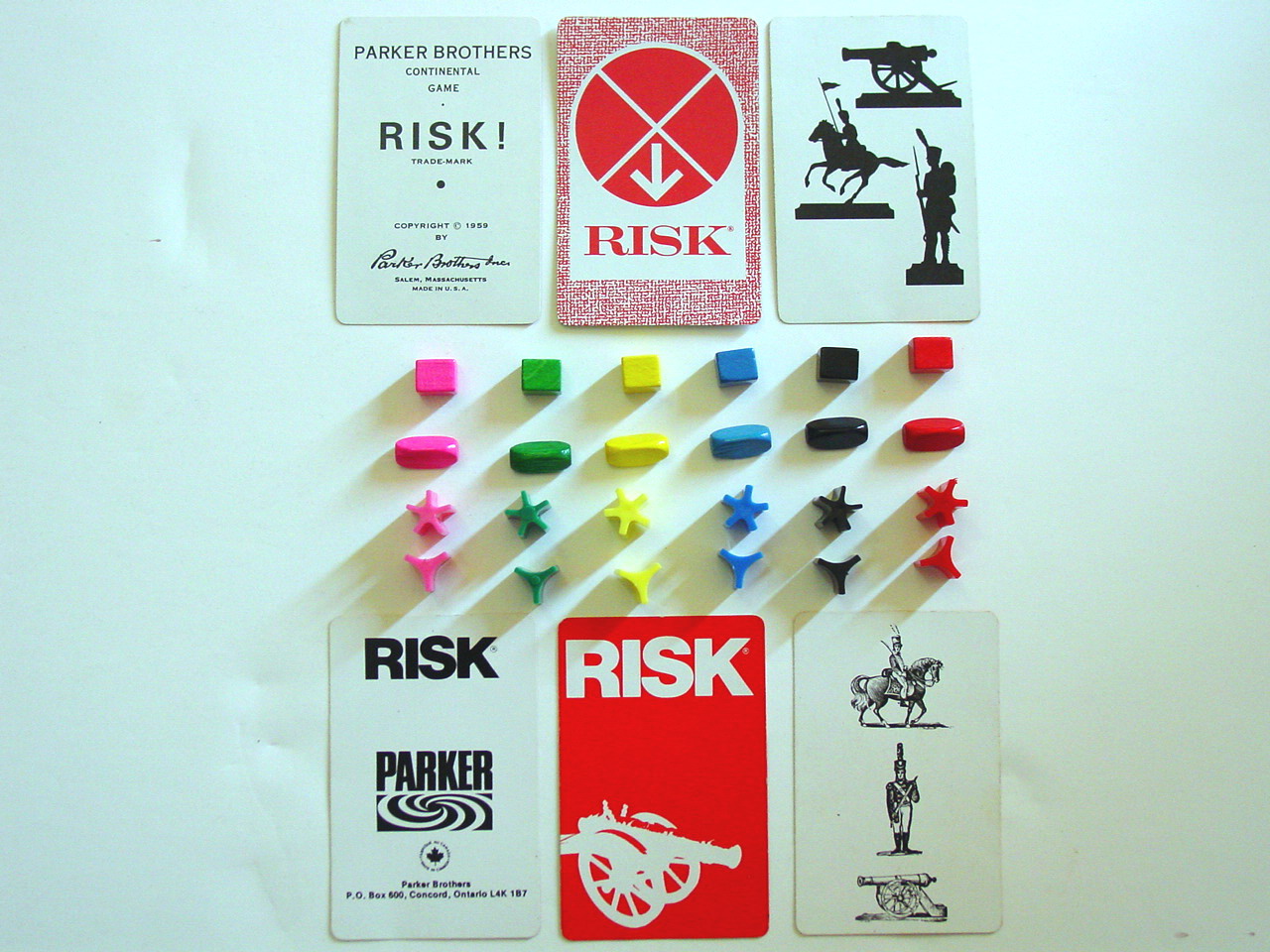 Strategy game Risk Action Cards