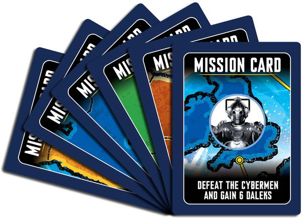 RISK Doctor Who Mission Cards