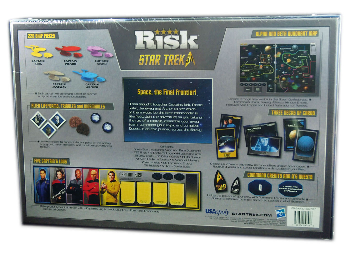 RISK Star Trek Rear Box Cover
