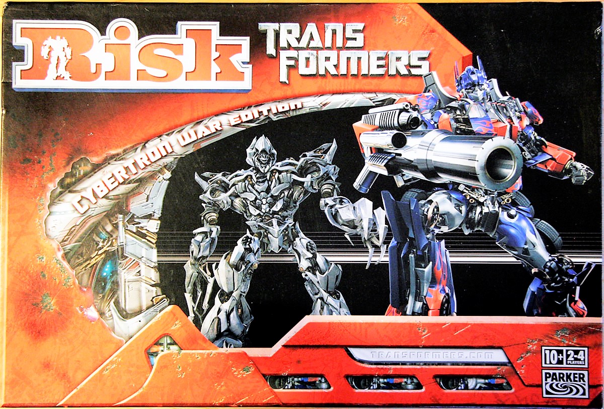 RISK Transformers Cybertron Battle Edition Box Cover Front