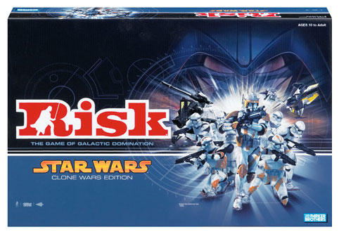 RISK Star Wars Clone Wars Edition - Star Wars Risk Box Art
